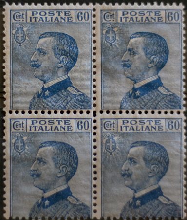 1923 num.157 in quartina senza linguella Prezzo di catalogo : 130 €