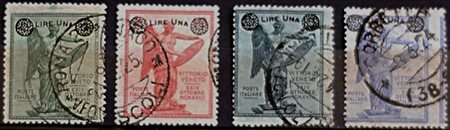 1924 num.158-161, usati, firma Biondi+Diena Prezzo di catalogo : 2.000 €