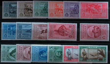 1932 num.315-324, + aerea 32-38 senza linguella Prezzo di catalogo : 725 €