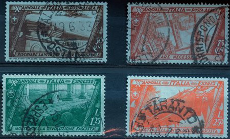 1932 aerea 42-43, + espresso 17-18, espresso 18 firmato Biondi Prezzo di...