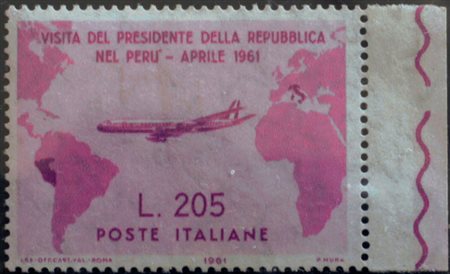 1961 num.921 senza linguella, con bordo di foglio, certificato Savarese Oliva...