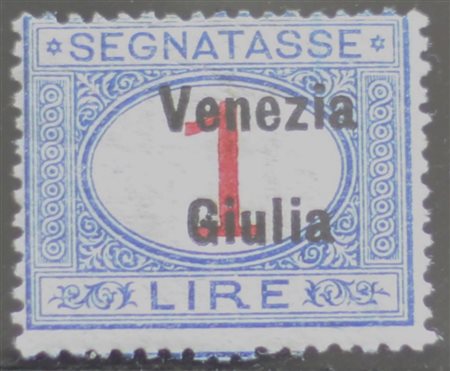 1918 Venezia Giulia segnatasse num.7 linguellato Prezzo di catalogo : 650 €