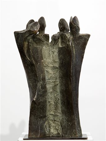 DOLORES PREVITALI 1949 Uomini, 2008 Scultura in bronzo, cm. 49 x 31 x 18...