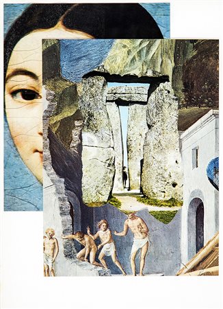 JIRI KOLAR 1914 - 2002 Senza titolo, 1985 Collage su carta, cm. 39 x 32...