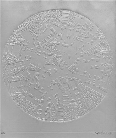PAOLO SCIRPA (1934) Composizione 1971 Calcografia, es. 12/40 39,5 x 35 cm...