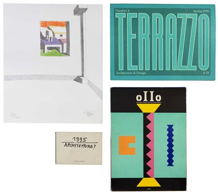 ETTORE SOTTSASS (1917 - 2007) Il lotto è composto da una grafica di Ettore...