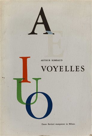 LUIGI VERONESI (1908 - 1998) Voyelles 1959 Libro d'artista contenente 5...