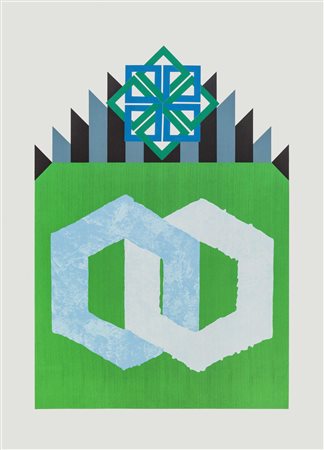 JOE TILSON (1928) Xanadu 1975 Lito-serigrafia, es. 40/100, Co - Edizione...