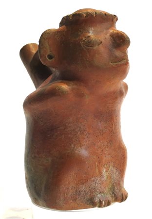 VICUS PERU' Vaso/recipiente prigioniero - Terracotta - Vicus - Perù - 550...