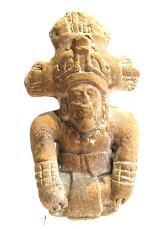 MAYA MEXICO Figura antropomorfa - Terracotta - Maya - Mexico Yucatan - V/...