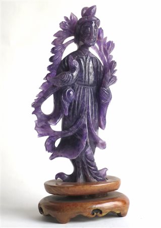 FIGURA Figura in ametista H: cm 16,5 Cina