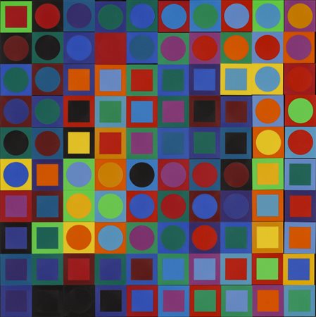 VICTOR VASARELY (1906-1997)Vasarely Planetari Folklore Partecipations N.1,...