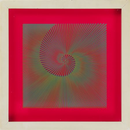 ALBERTO BIASI (1937)Dinamica visiva S-1, 1969Doppia serigrafia su cartoncino...