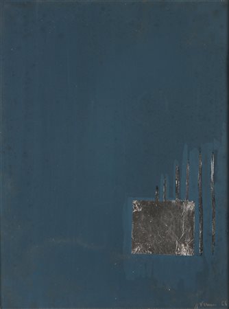 VERMI ARTURO (1928 - 1988) Senza titolo. 1968. Tecnica mista su cartoncino....