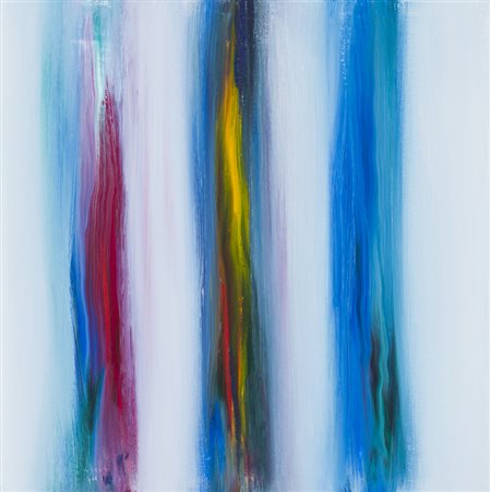 ENNIO FINZI (1931)Il verso del colore, 2012Acrilici su telacm 40x40x2Firma,...