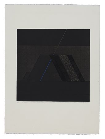 WALTER VALENTINI (1928)Nel segno della polvere, 1978Serigrafia polimatericacm...