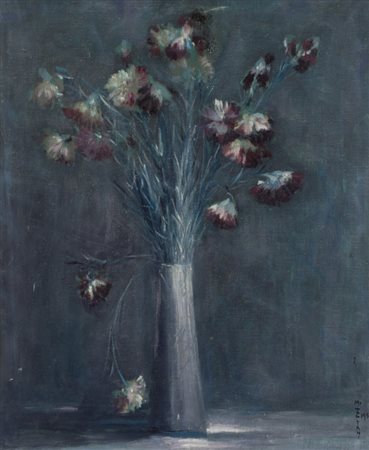 MARIO TOGLIANI (1912-1978)Fiori, 1955Olio su telacm 60x50Firma e datazione al...