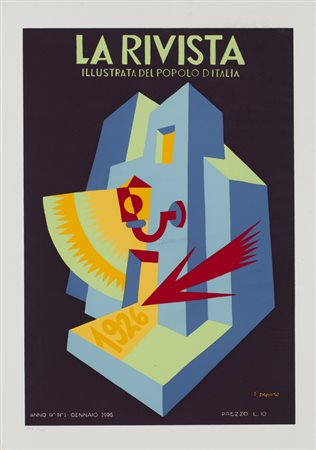 FORTUNATO DEPERO (1892-1960)La rivista illustrata del Popolo...