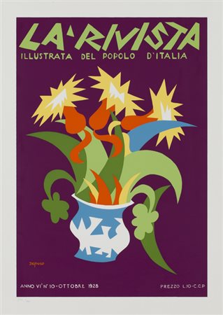 FORTUNATO DEPERO (1892-1960)La rivista illustrata del Popolo...