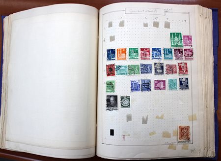 MONDIALI 1870/1960 Collezione del periodo, applicata con linguelle su fogli...