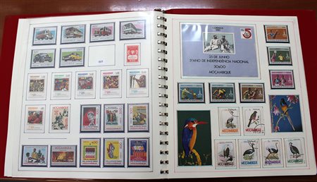 MOZAMBICO 1935/1973 Collezione non completa del periodo montata su un album...