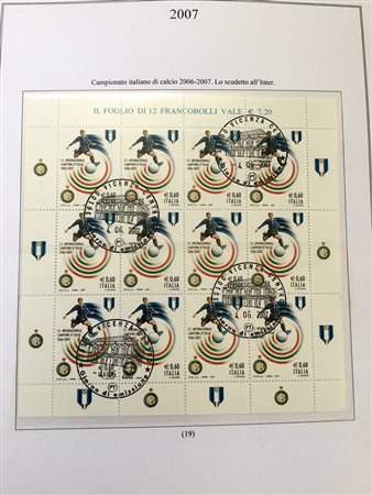 REPUBBLICA 1945/2015 Collezione pressoché completa del periodo con "Gronchi...