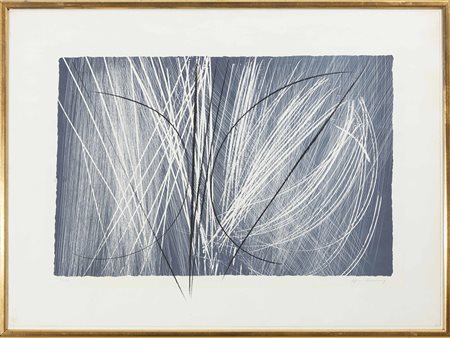 Hans Hartung (1904–1989) Senza titolo 77x56 cm Litografia