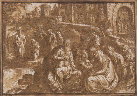 Jan Var der Straet, detto lo Stradano (Bruges 1523 - Firenze 1605)Scena...