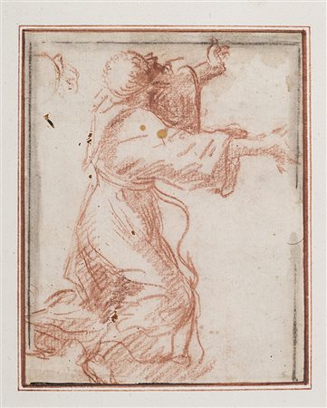 Salvator Rosa (Napoli 1615 - Roma 1673)(attr.)Studi per un santo in estasi...