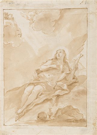 Giovan Gioseffo Dal Sole (Bologna 1654 - 1719)Maddalena (recto); San...