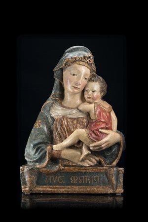 Lorenzo Ghiberti (Firenze 1378 - 1455)Bottega di"Madonna col Bambino"...