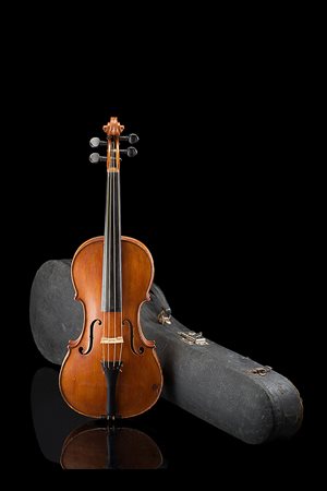 Violino della scuola di Romeo Antoniazzi, Milano 1924.Fondo in due pezzi con...