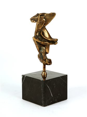 DALI' SALVADOR (1904 - 1989) Condottiere - Testa di guerriero. Scultura in...