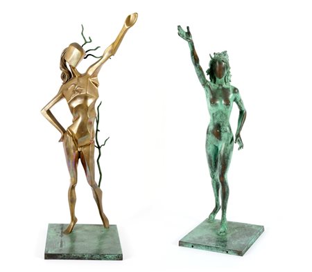 DALI' SALVADOR (1904 - 1989) Hommage à Terpsichore ( La Danse). 1977. Bronzo....