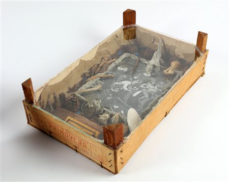 COSTA CLAUDIO (1942 - 1995) Omaggio a Breughel. 1978. Scultura. Cm 30,00 x...