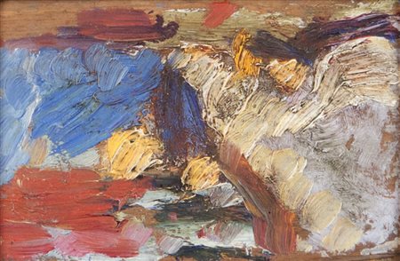ARTURO TOSI (1871-1956) Impressione (databile 1895-1902/3)olio su tavola cm...