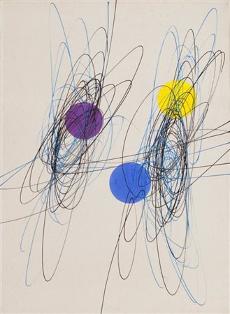 ROBERTO CRIPPA (1921-1972) Spirale (anni Settanta)olio su cartoncino cm...