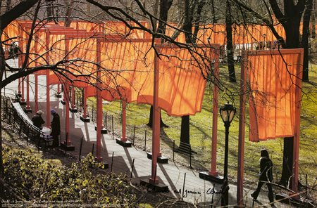 CHRISTO & JEANNE-CLAUDE (1935)The Gates Central Park, New York CityStampa...