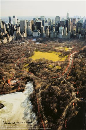 CHRISTO & JEANNE-CLAUDE (1935)The Gates Central Park, New York CityStampa...