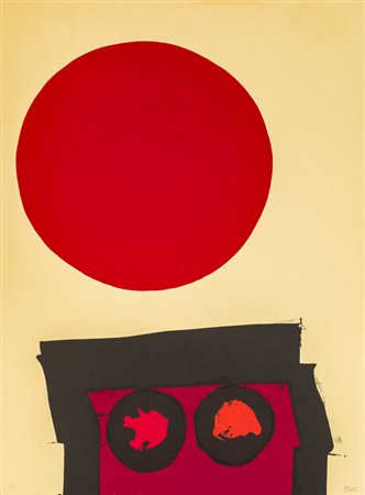 LUIS FEITO (1929)Senza TitoloSerigrafia su cartoncinocm 76x56Firma e...