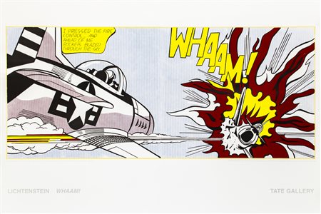 ROY LICHTENSTEIN (1923-1997)Whaam!, 1996Dittico di litografiecm 80x60...