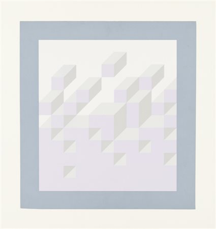 DADAMAINO (1930-2004)Senza Titolo, 1973Serigrafiacm 47x44,5Firma, datazione e...