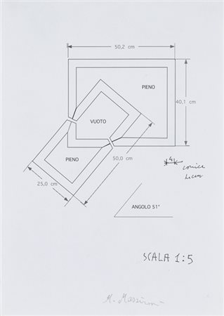 MANFREDO MASSIRONI (1937-2011)Senza TitoloProgetto realizzato a computercm...