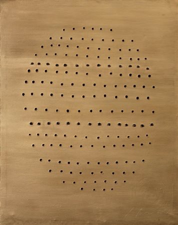 Lucio Fontana Rosario Santa Fè 1899 - Varese 1968 Concetto spaziale, 1966-67...