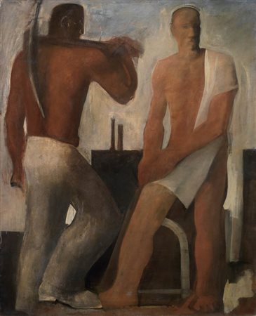 Mario Sironi Sassari 1885 - Milano 1961 Il lavoro (I costruttori), 1929-1933...