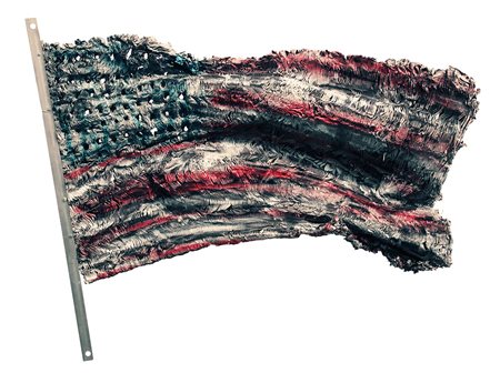 M'HORO' ( ) American flag struttura metallica modulare policroma cm. 95 x...