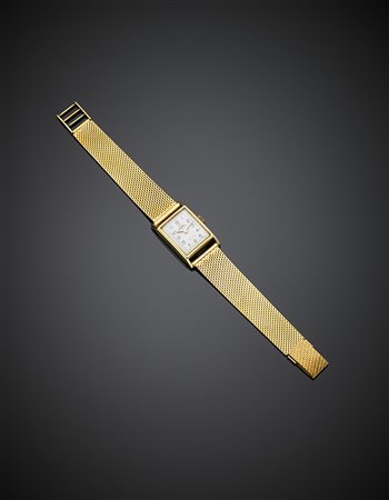 OMEGAOrologio da polso da donna in oro giallo con bracciale integrato,...