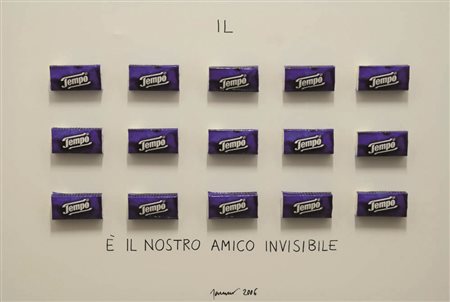 Firmato. SARENCO (1945) - " Il tempo è il nostro amico invisibile ", 2006,...
