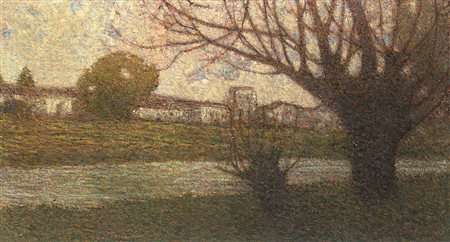 Raul Viviani (Firenze 1883 - Rapallo 1965)"Paesaggio autunnale"olio su tela...
