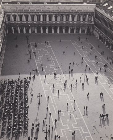 Fritz Henle (1909 – 1993) Piazza San Marco, anni 1930;Fotografia, stampa alla...